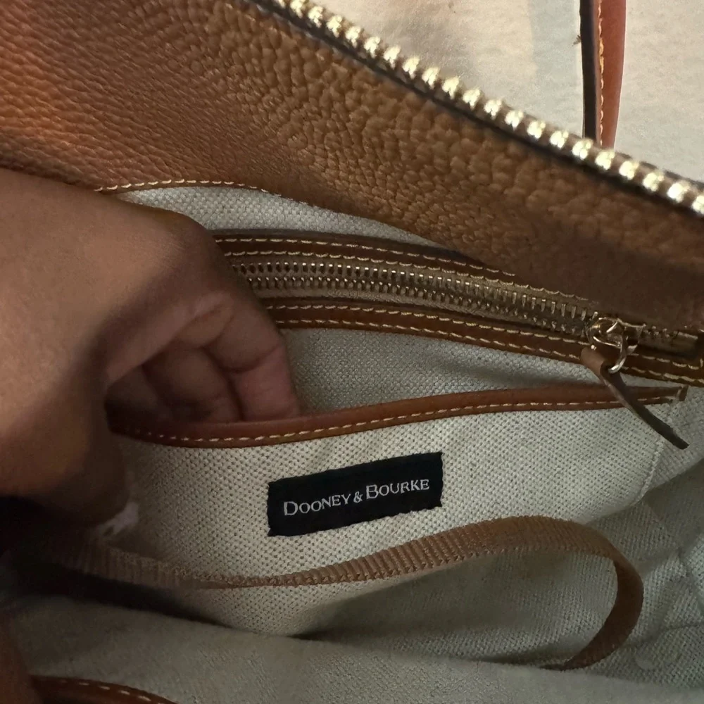 Dooney & Bourke Brown Satchel - Picture 6 of 8